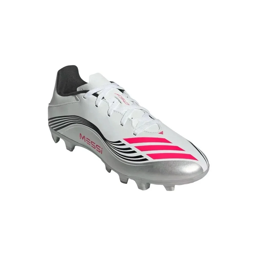 Mens Size 7.5- adidas F50 Messi Club FG / MG White Soccer Cleats  JP7443 NEW